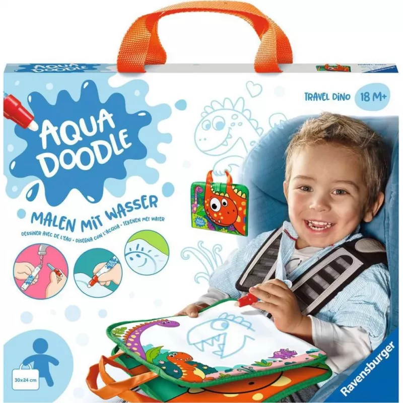 Ravensburger Aqua Doodle Travel Dino piešimo rinkinys – ministeps (modelis 04566)