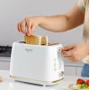 Skrudintuvas Taurus TO800P 2 riekių 800 W baltas su mygtukų ir sukamojo valdymo funkcijomis