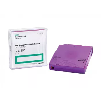 LTO-10 Ultrium duomenų juostos kasetė HP Q2080A — LTO laikmena, 75 TB suspaustos talpos, 1035 m, 5,2 µm, 30 metų tarnavimo laikas