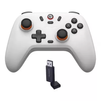Belaidis žaidimų valdiklis GameSir T4n Lite White Bluetooth suderinamas, belaidis, įkraunamas