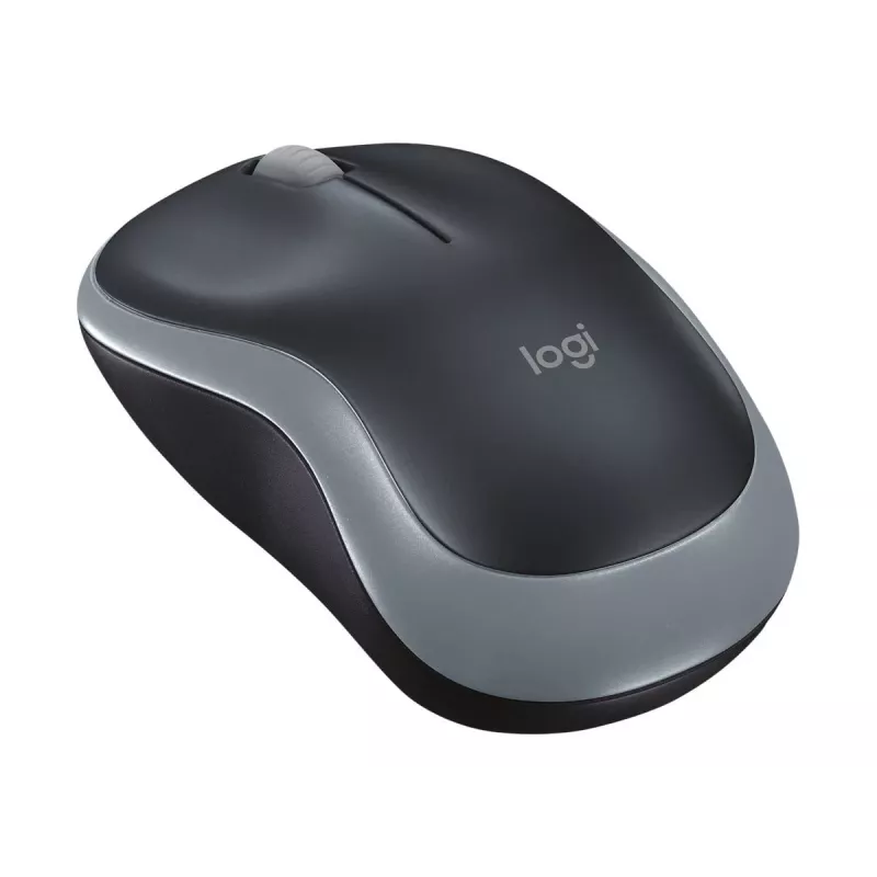 Logitech M185 belaidė optinė pelė, abiem rankoms tinkama, pilka 910-002238
