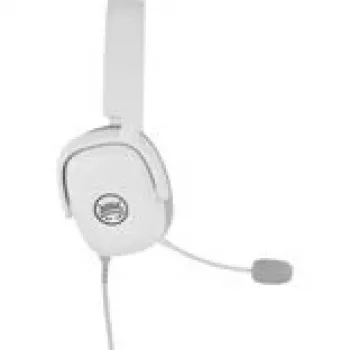 Ausinės QPAD GAMIAC HS71 laidinės su galvos lankeliu USB Type-C, circumauralinės, 20–20000 Hz, 2,2 m laidas, baltos