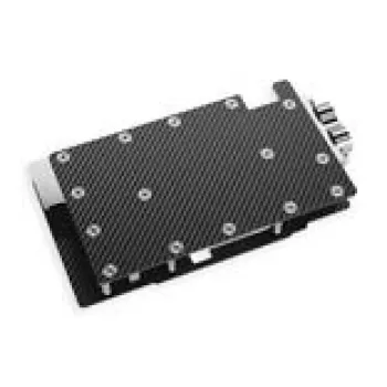 Backplate Alphacool 10261 Aliuminis Chromas Varis Juoda 95.7mm