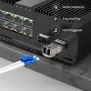 Extralink SFP28 25G 2 pakuotėje | SFP28 modulis | 25 Gbps, LC/UPC dvipusis, 1310 nm, 10 km, vienmodis, DOM tinklo siųstuvas-imtuvas modulis