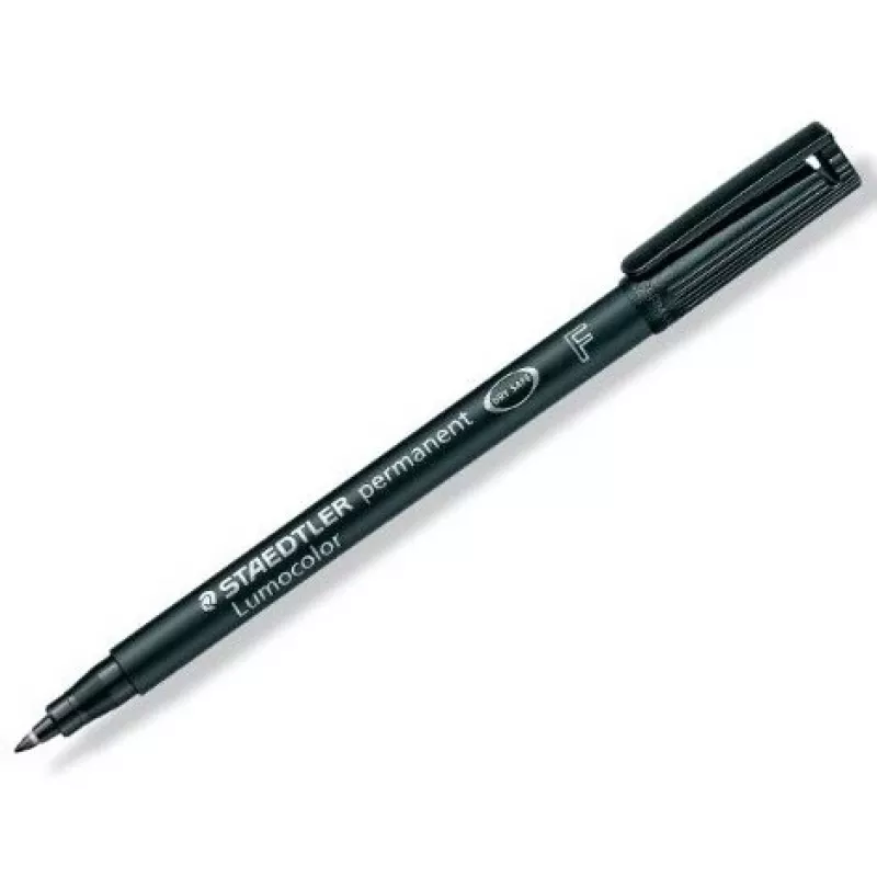 Nuolatinis žymeklis su kulkos formos antgaliu Staedtler 318-9 juodas 10 vnt.