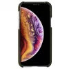 Telefono dėklas Krusell Birka, skirtas Apple iPhone 11 Pro Max, tamsiai rudos odos stiliaus apsauginis dėklas