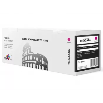 Toner TB suderinamas su HP CC533A, 100% naujas, rausvai raudona
