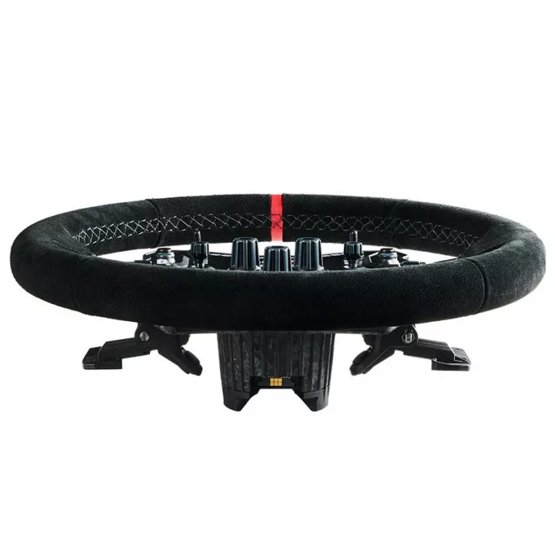 Asetek SimSports Lenkradkranz, dished, 340 mm - Juoda, suede