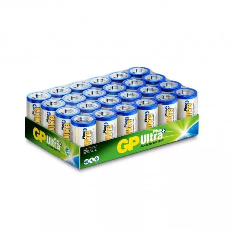 Šarminė C tipo baterija GP Ultra Plus LR14 (vienkartinė) — GP 14AUP/LR14