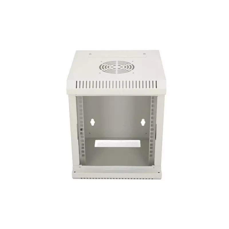 Prie sienos tvirtinama spinta Extralink Rackmount cabinet 6U 10 colių Pilka Užrakto užraktas Kabelių valdymas
