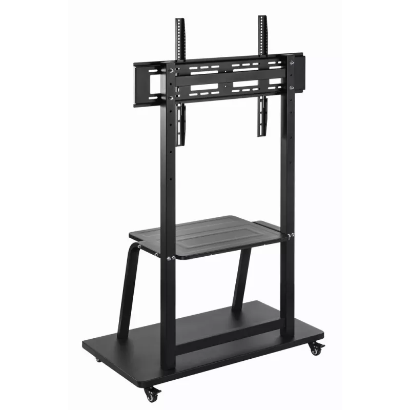 Gembird TVS-100F-01 reklaminio ekrano laikiklis 2,54 m (100) Juoda