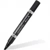 Nuolatinis žymeklis Staedtler Lumocolor permanent duo 348 B juodas 1 vnt.