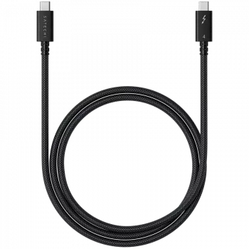 Satechi ST-YTB100K Thunderbolt kabelis 1 m 40 Gbit/s Juoda