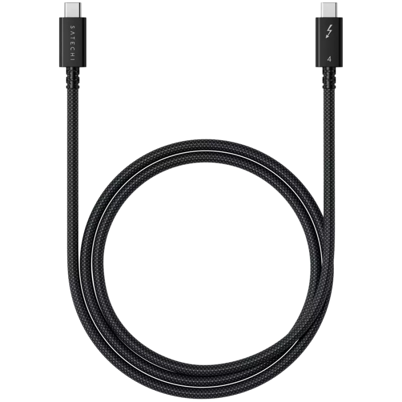 Satechi ST-YTB100K Thunderbolt kabelis 1 m 40 Gbit/s Juoda