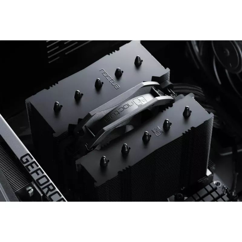 Oro aušintuvas Noctua NH-D12L 12 cm Aliuminis Juodas 450-2000 RPM 18.8-22.6 dB