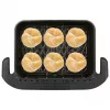 ProfiCook PC-FR 1313 H dviguba karšto oro gruzdintuvė, 10 L, 2400 W, juoda/nerūdijantis plienas