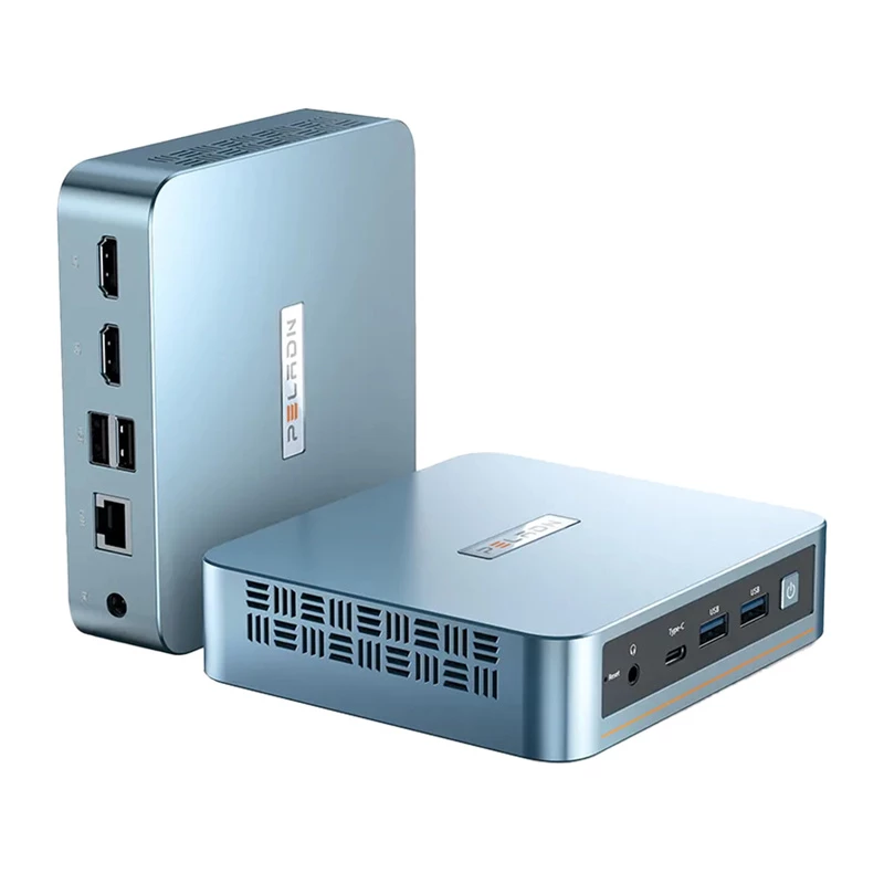 Mini PC Peladn WI-6 N150 — 16GB RAM, 512GB SSD, kompaktiškas stalinis kompiuteris