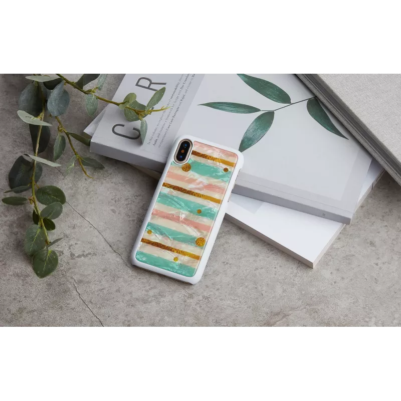 išmaniojo telefono dėklas iKins, skirtas iPhone XS / iPhone XS Max — pop mint Juoda
