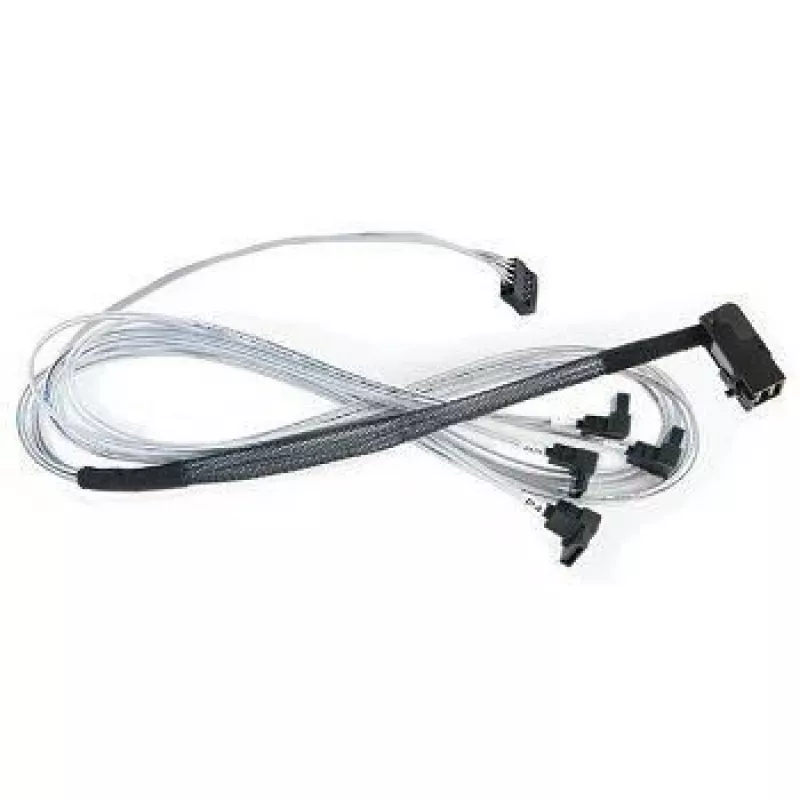 Kabelis Adaptec ACK-I-rA-HDmSAS-4rASATA-SB-.8M 0,8 m