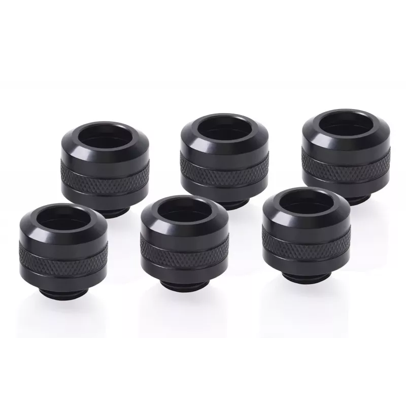 Jungiamųjų detalių rinkinys Alphacool 17475 — žalvarinės jungiamosios detalės, juodos, Ø 22 mm, A 20 mm