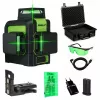Lazerinis nivelyras Dedra MC0904 Green — 30 m diapazonas, žalias spindulys, kompaktiškas išdėstymas
