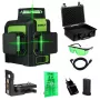 Lazerinis nivelyras Dedra MC0904 Green — 30 m diapazonas, žalias spindulys, kompaktiškas išdėstymas