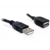 USB 2.0 ilginimo laidas DeLOCK 82457 0,15 m juodas