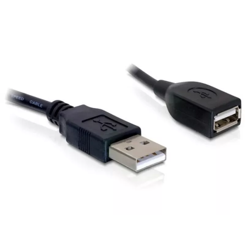USB 2.0 ilginimo laidas DeLOCK 82457 0,15 m juodas