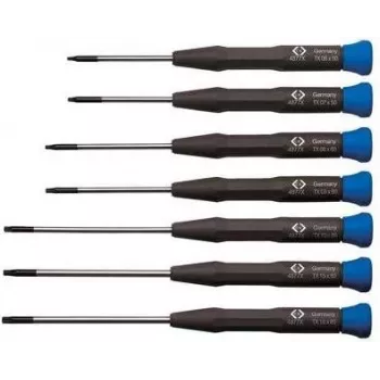 Atsuktuvų rinkinys c.k tools T4877 PX 7 dalių preciziniai elektronikos atsuktuvai, skirti elektronikai ir smulkiems įrenginiams