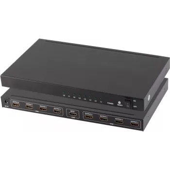 HDMI skirstytuvas ShiverPeaks 05-03008 — 1 įvestis į 8 išvestis, HDMI signalo paskirstymas
