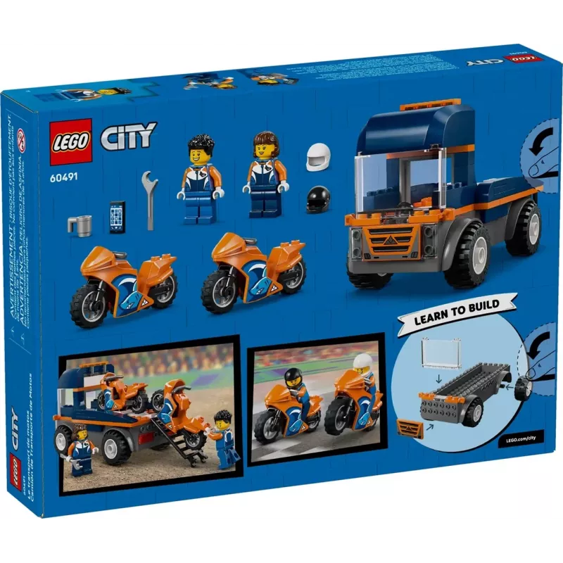 LEGO CITY 60491 Motociklų transporteris