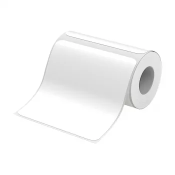Termoetiketės NIIMBOT T100×100-75 (baltos) – 100×100 mm, 75 etikečių ritinėlis
