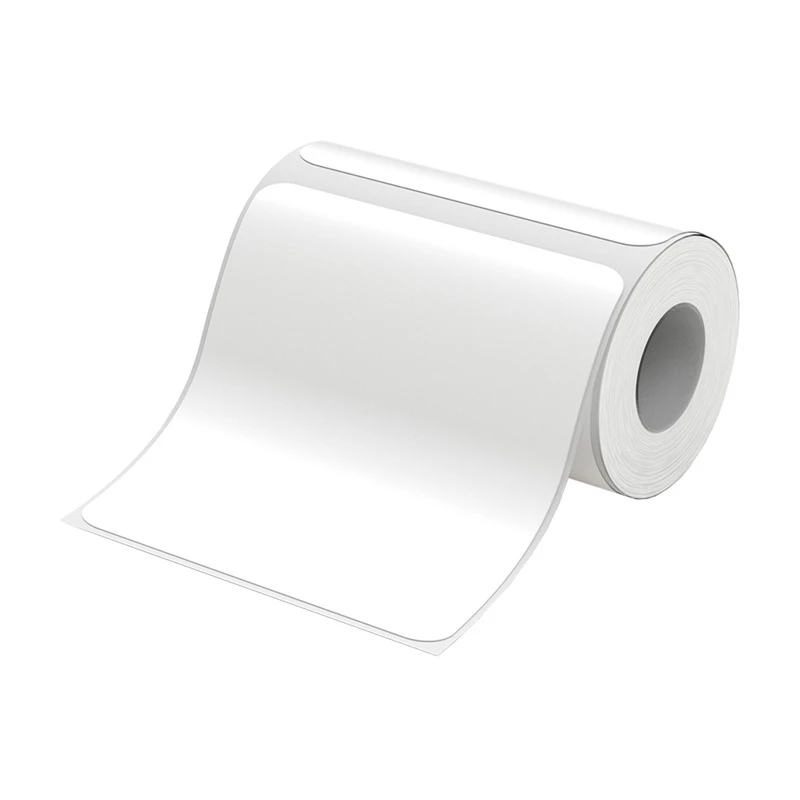 Termoetiketės NIIMBOT T100×100-75 (baltos) – 100×100 mm, 75 etikečių ritinėlis