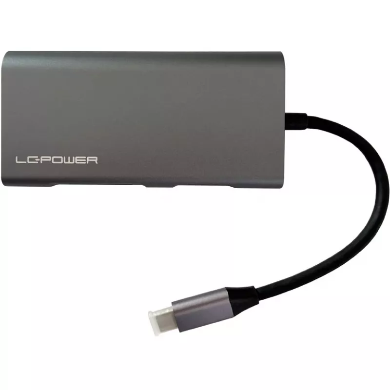 Nešiojamojo kompiuterio dokas LC-Power LC-HUB-C-MULTI-5 USB 3.2 Gen 1 Type-C laidas