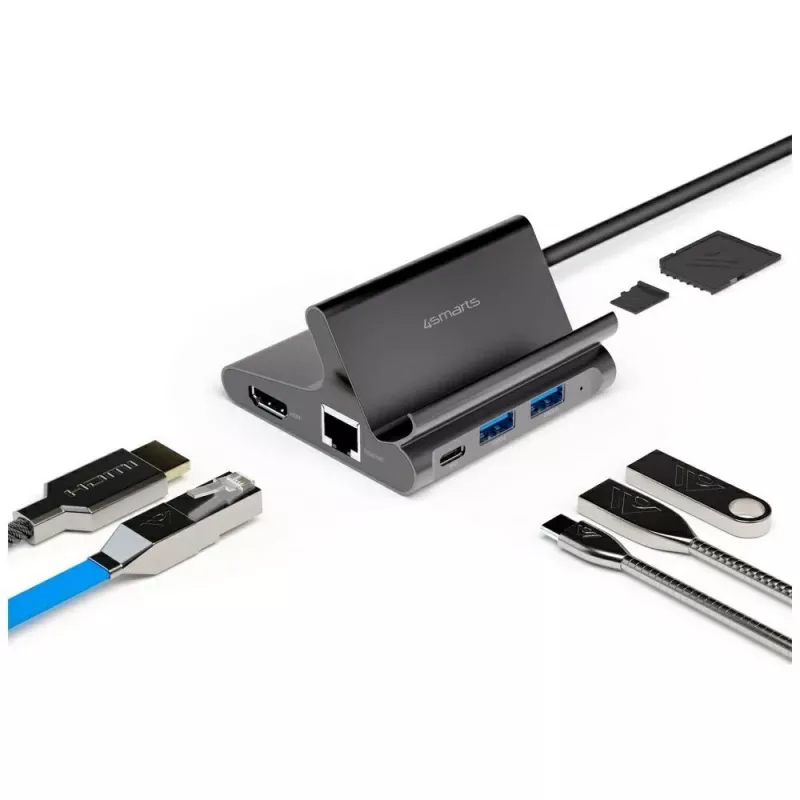 Laikiklis planšetei/išmaniajam 7in1 Dex HDMI/RJ45