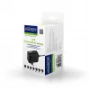 EnerGenie EG-MC-008 Maitinimo adapteris/inverteris vidaus naudojimui 12 W juodos spalvos