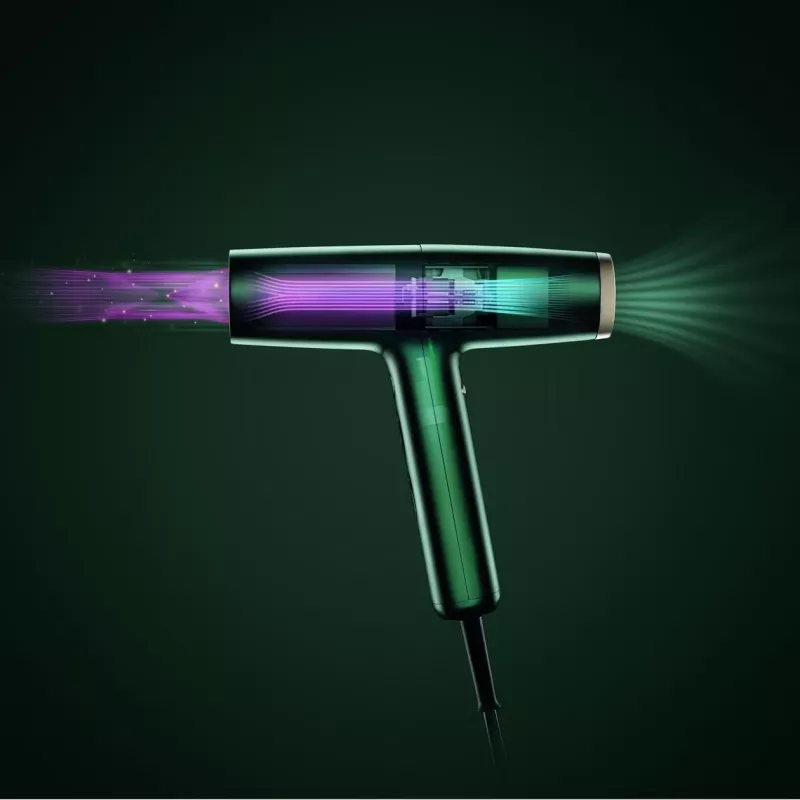 BaByliss Air Power Pro plaukų džiovintuvas 1700 W Auksinis, Žalias