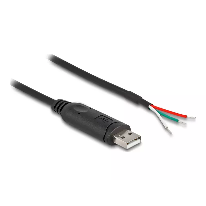 DeLOCK adapterio kabelis USB 2.0 Type-A į nuoseklųjį RS-485 2 m juodas