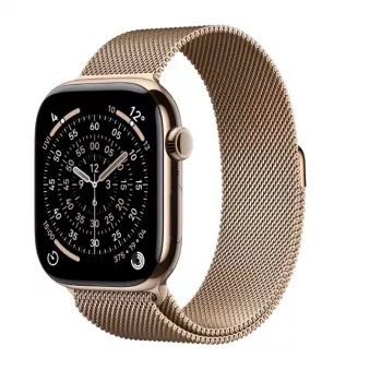 Išmanusis laikrodis Apple Watch Series 11 GPS + Cellular 42mm Gold Titanium Case