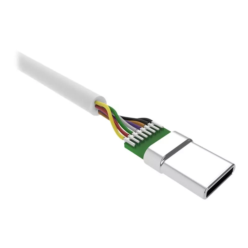 USB laidas Silicon Power Boost Link PVC LK10AC 1m USB A USB C balta