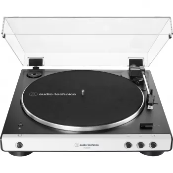Audio-Technica AT-LP60XBT - Patefonas - Juoda, Balta (AT-LP60XBTWH)