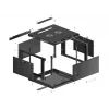 Sieninis stovas Lanberg WF01-6606-00B