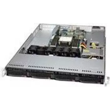Supermicro SC815 TQC4-605WB2 - Rack Mount - 1U - SATA/SAS - Hot-Swap 600 Watt - Juoda