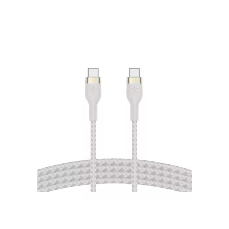USB kabelis Belkin BOOST↑CHARGE PRO Flex 2m USB C balta
