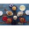 Staub Mini apvalus kokotų rinkinys, 4 vnt. – 200 ml, raudona