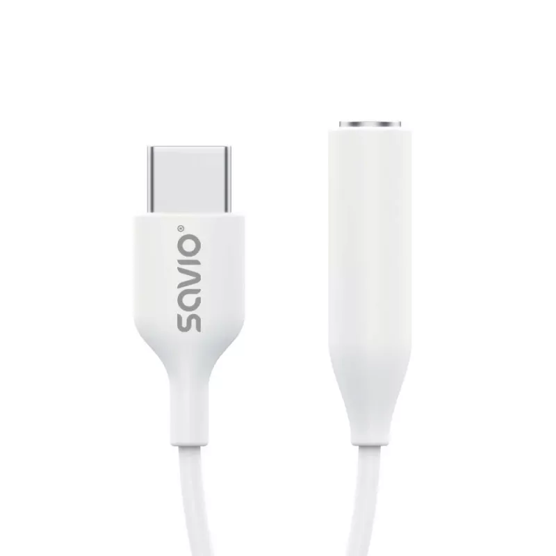 USB Typee 3.1 C (M) – Jack 3.5mm (F) Audio adapter Balta SAVIO AK-52