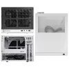 PC korpusas Sidabrinėstone SG13 Mini Tower Juoda