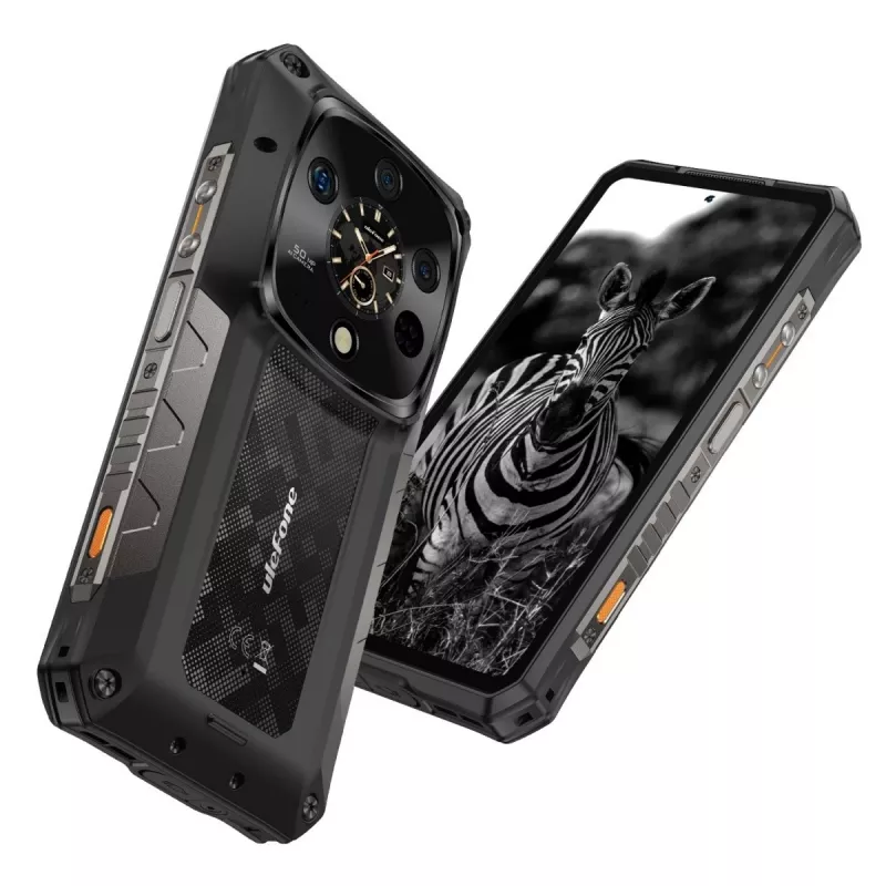 Patikimas išmanusis telefonas UleFone Armor 28 Ultra 5G — 16GB RAM, 1TB atminties, juodas