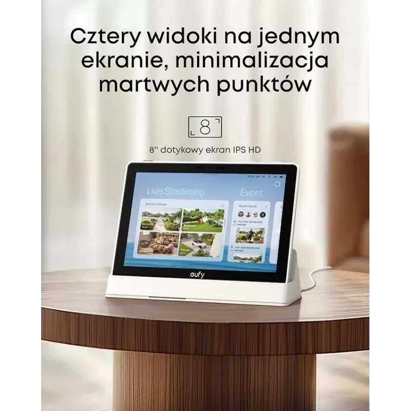 Namų apsaugos asistentas Anker Eufy T87A03W1 išmanusis įrenginys juoda/baltos spalvos