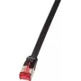 LogiLink CF2013S 0,25 m Cat6 S/FTP (S-STP) juodas tinklo kabelis (CF2013S)